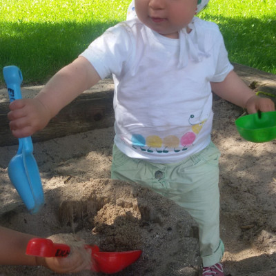 Sandkasten Spielplatz