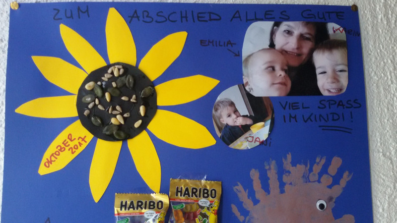 Abschiedskarte Bild privat